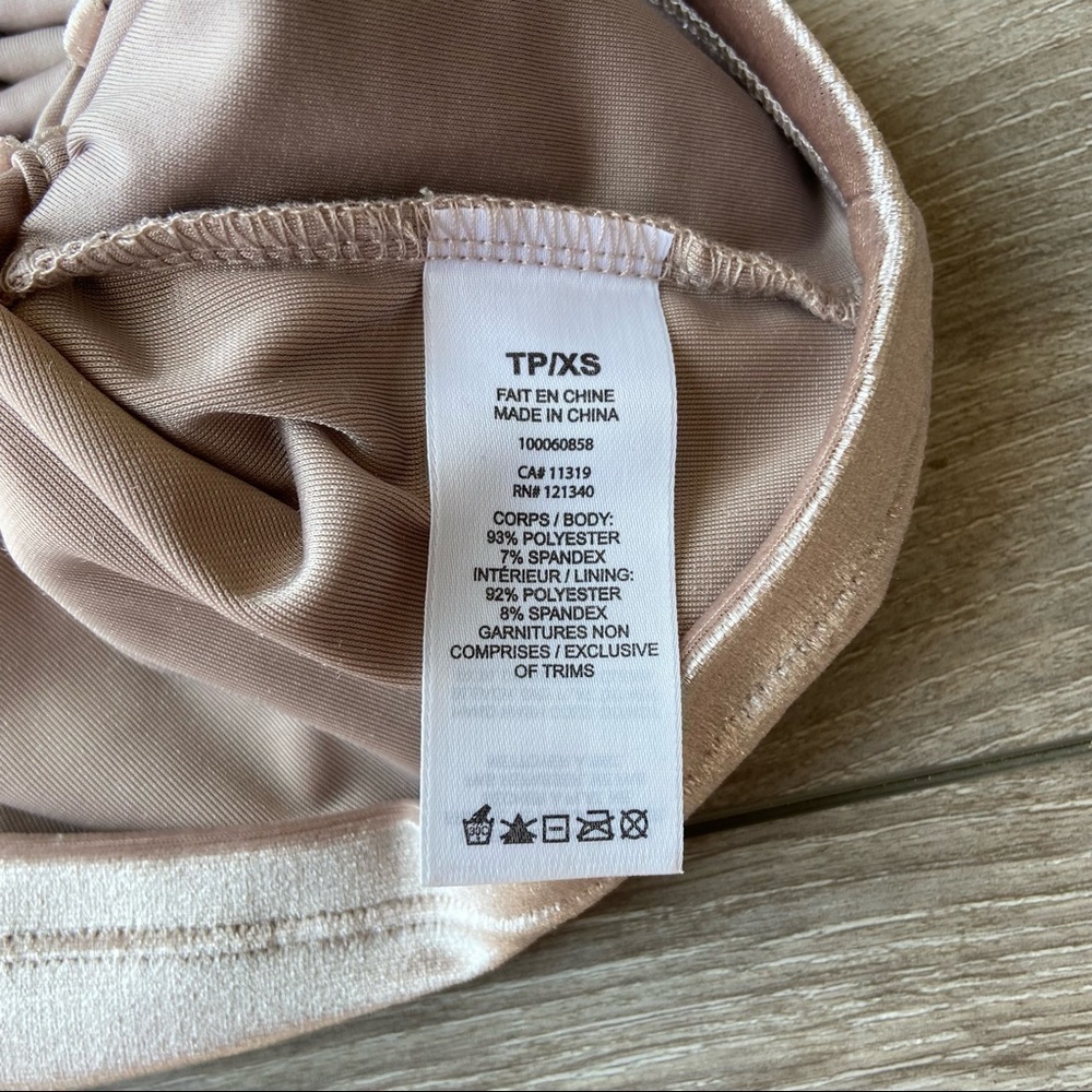 NWOT Garage Ruched Velvet Cami - Picture 7 of 11